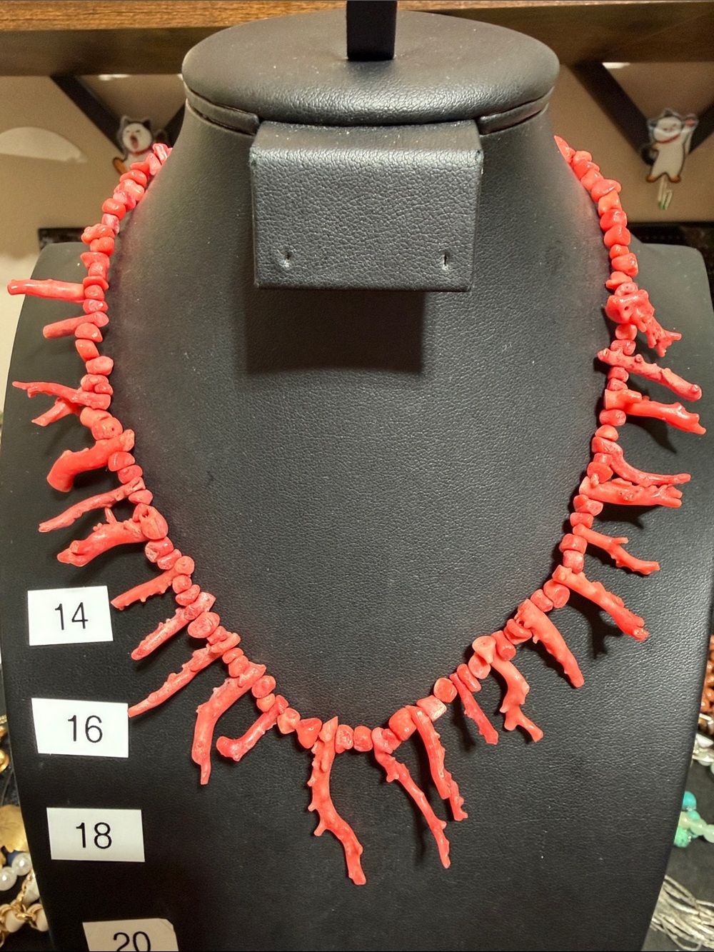 Red Coral Branch Necklace - Women Jewelry